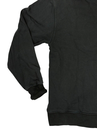 Quicksilver Black Zip Hoodie Jacket Medium