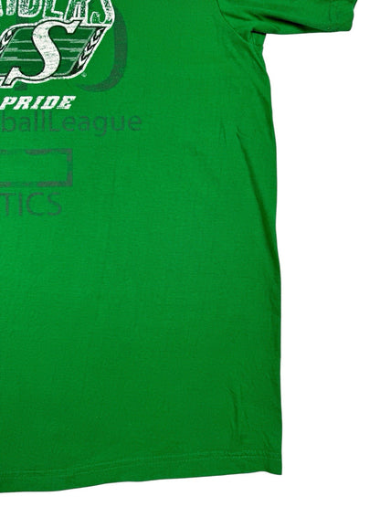 Saskatchewan Roughriders Green 100 Year Canadian Football Top Large