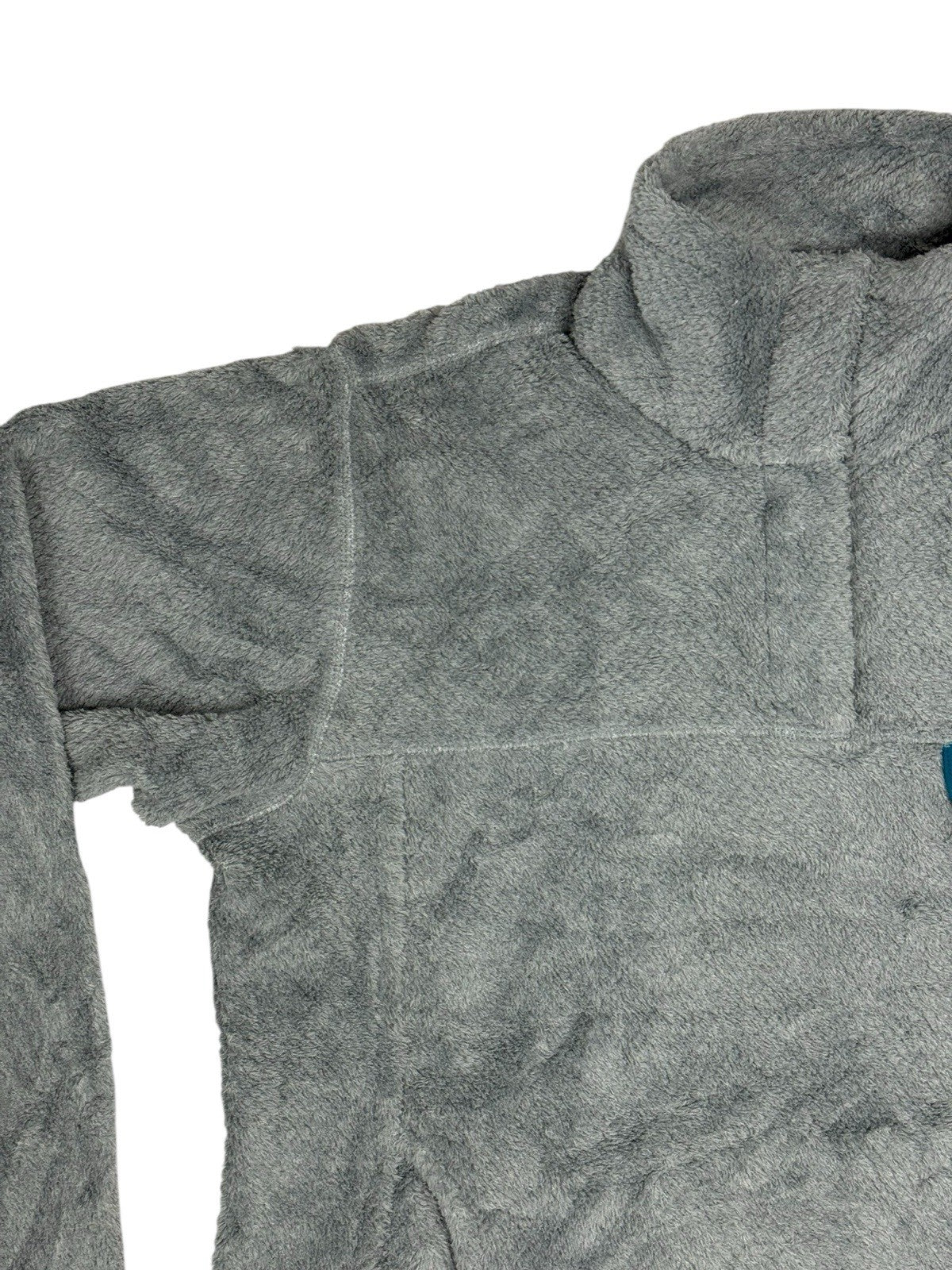 Patagonia Grey Snap Fleece Jumper Medium