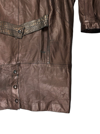 The Ronson Collection Retro Genuine Leather Jacket Women's Size 12