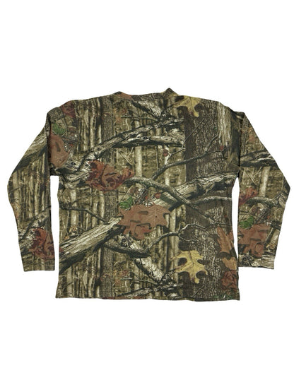 Hunting Zone Green Camo Mossy Oak Infinity Long Sleeve Top XL