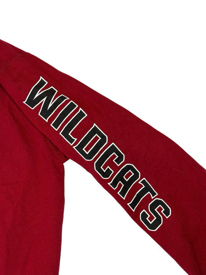 Champion Red CWU Wildcats Sweatshirt Hoodie USA College Medium