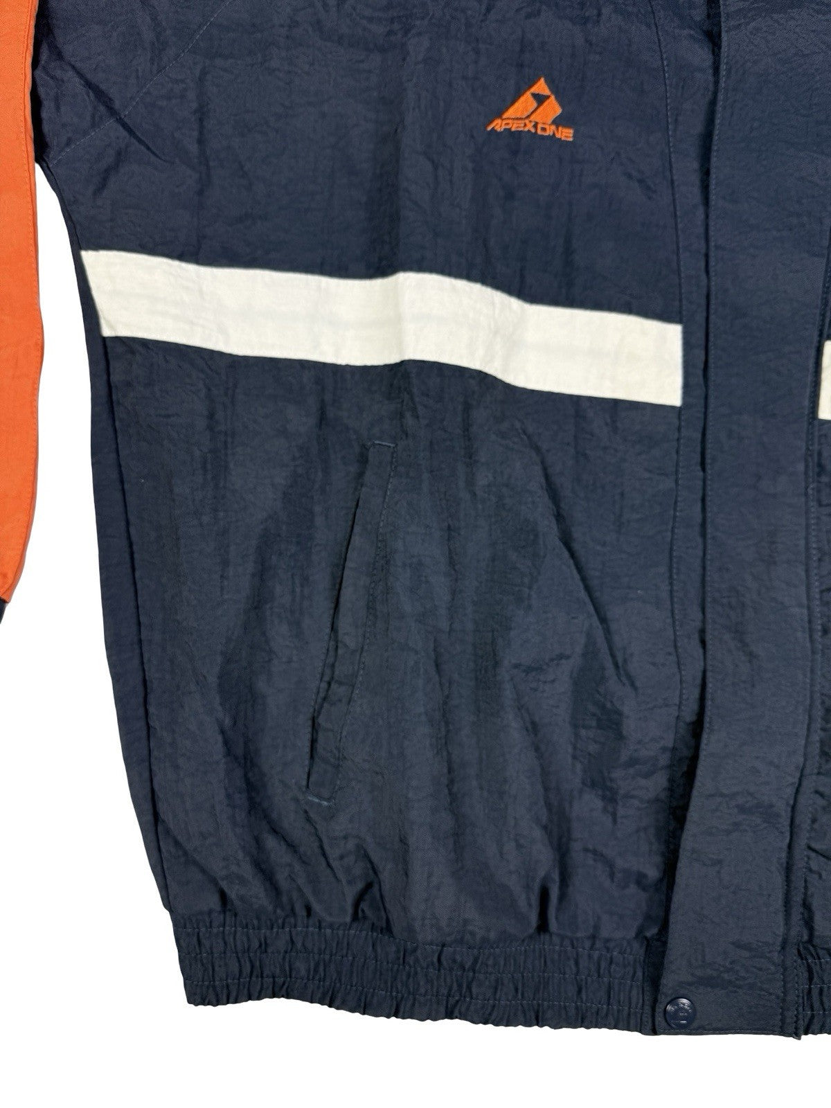 NFL Apex One Vintage Blue Chicago Bears Zip Track Jacket XL