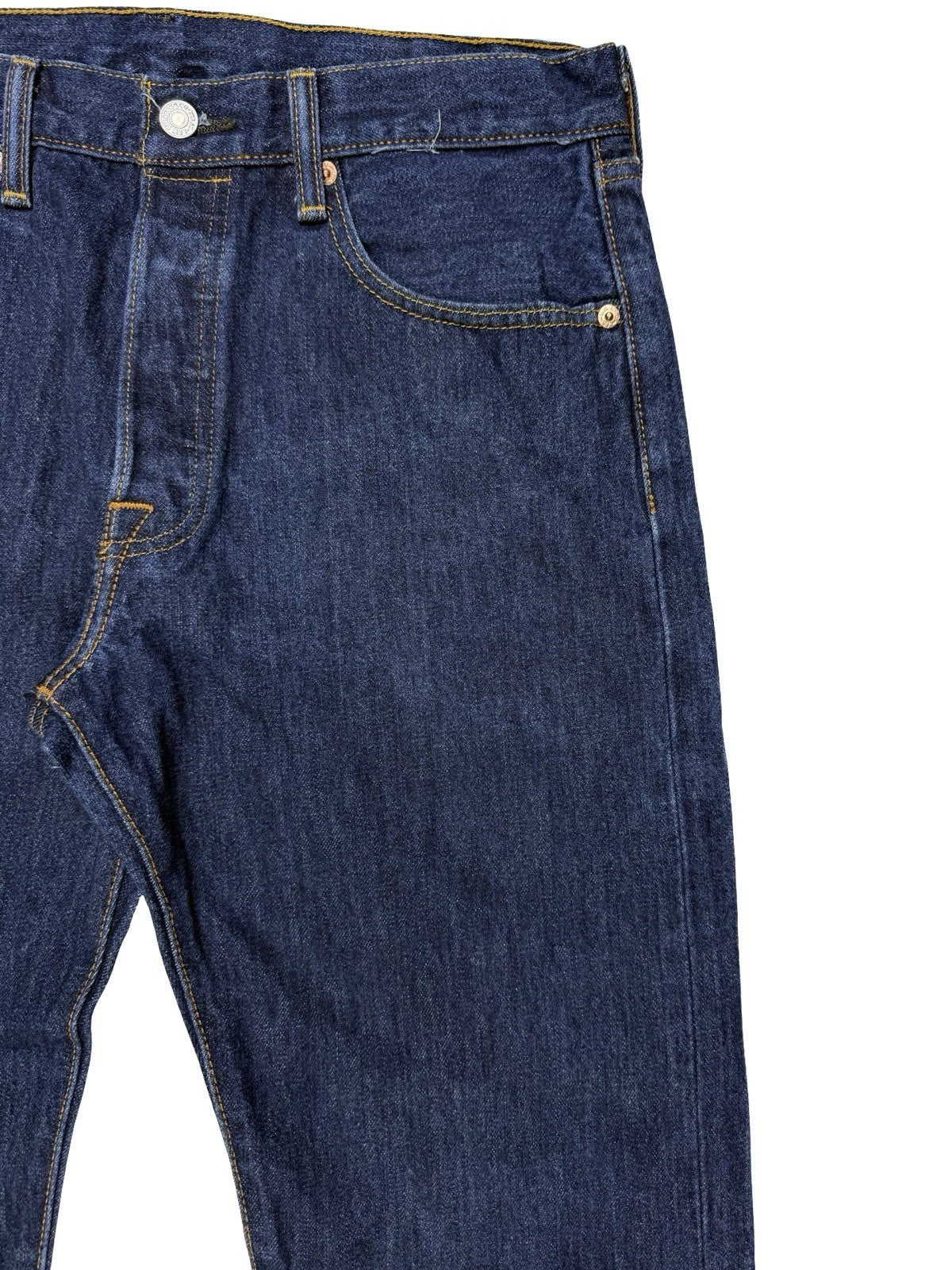 Levi's 501 Blue Denim Straight Leg Jeans 32W 32L
