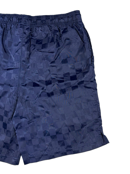 Umbro Blue Checker Nylon Sport Shorts Youth XL (16-18) Men's Medium