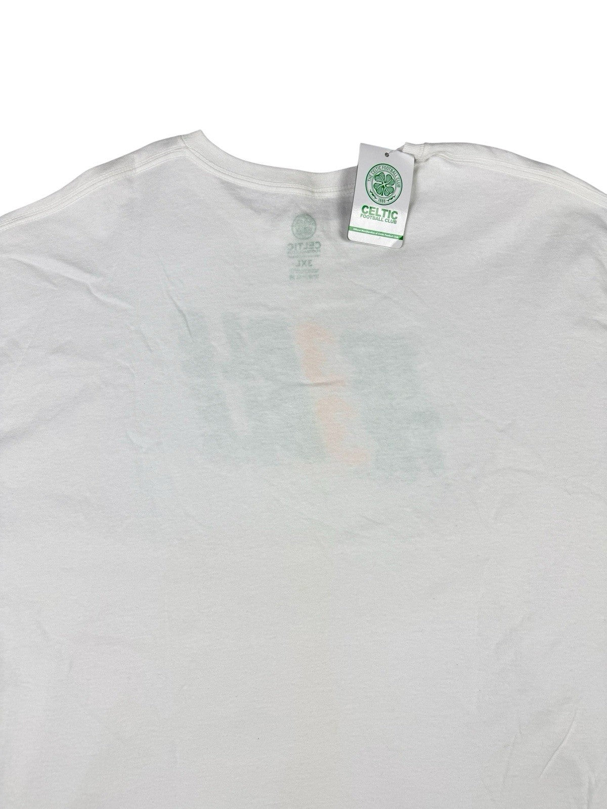 Celtic FC Treble Treble White Top 3XL