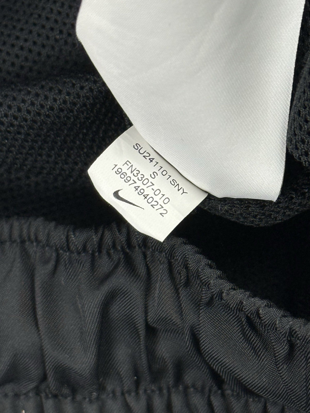 Nike Black Woven Mesh Lined Flow Shorts Small