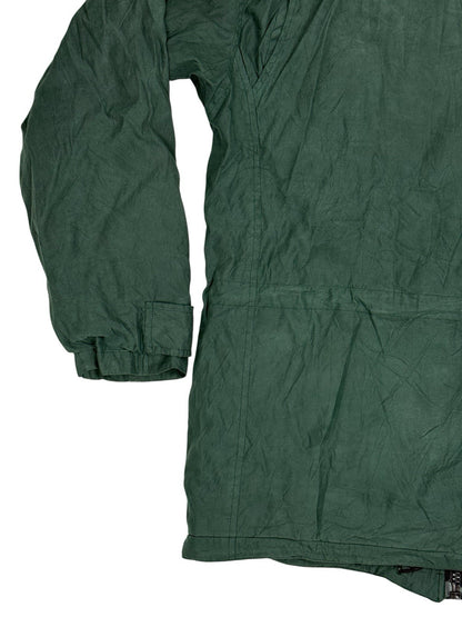 Chaps Ralph Lauren Green Retro Lined Heavy Jacket Medium
