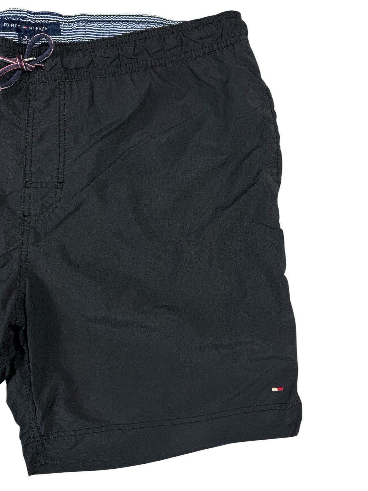 Tommy Hilfiger Black Web Lined Swim Short Trunks XL
