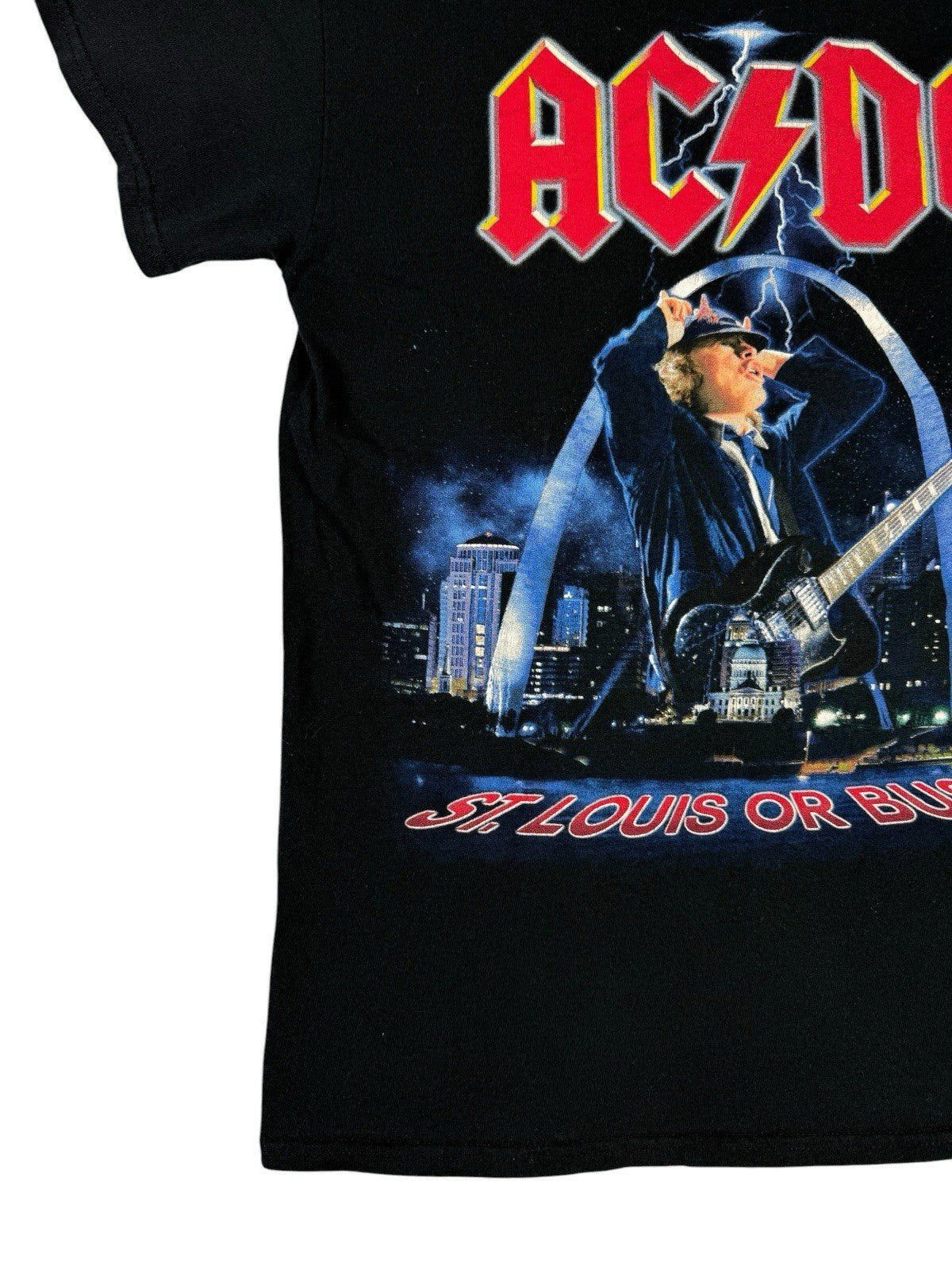 AC/DC Black Rock or Bust St Louis American Tour Top Small