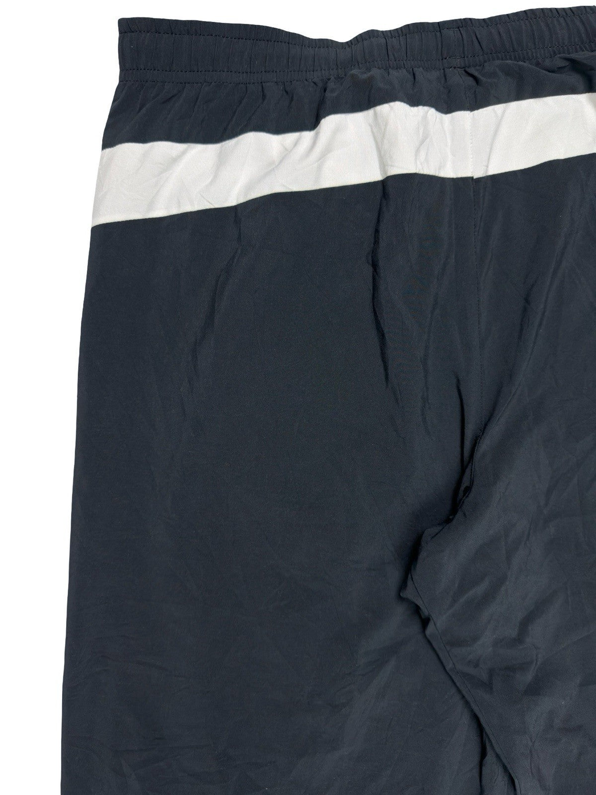 Lotto Black White Mesh Lined Adjustable Tracksuit Bottoms Medium