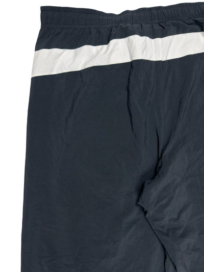 Lotto Black White Mesh Lined Adjustable Tracksuit Bottoms Medium