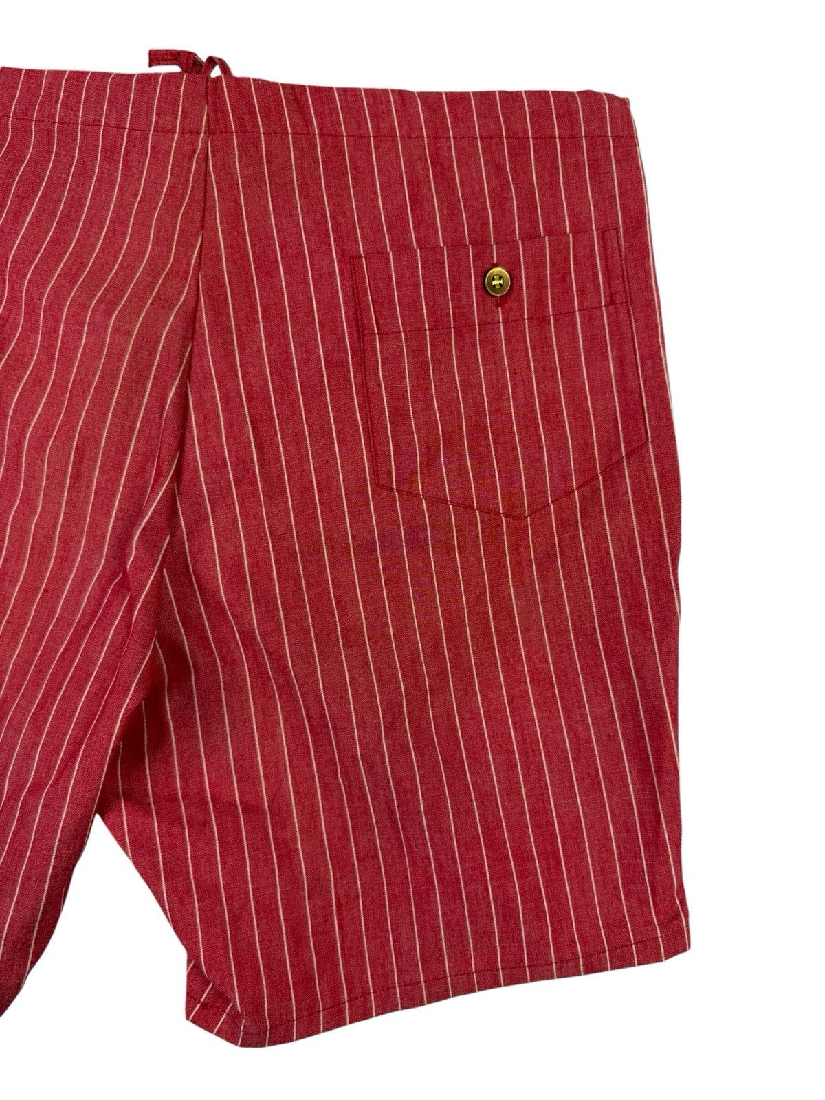 Vintage 60's McGregor Scotset Permanent Press Red Striped Chino Shorts Medium