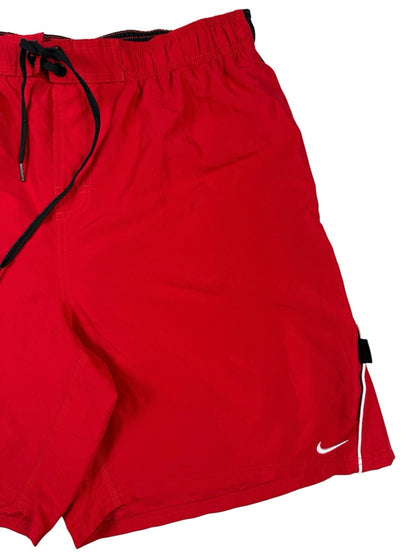 Nike Red Lined Swimming Trunk Shorts 2XL