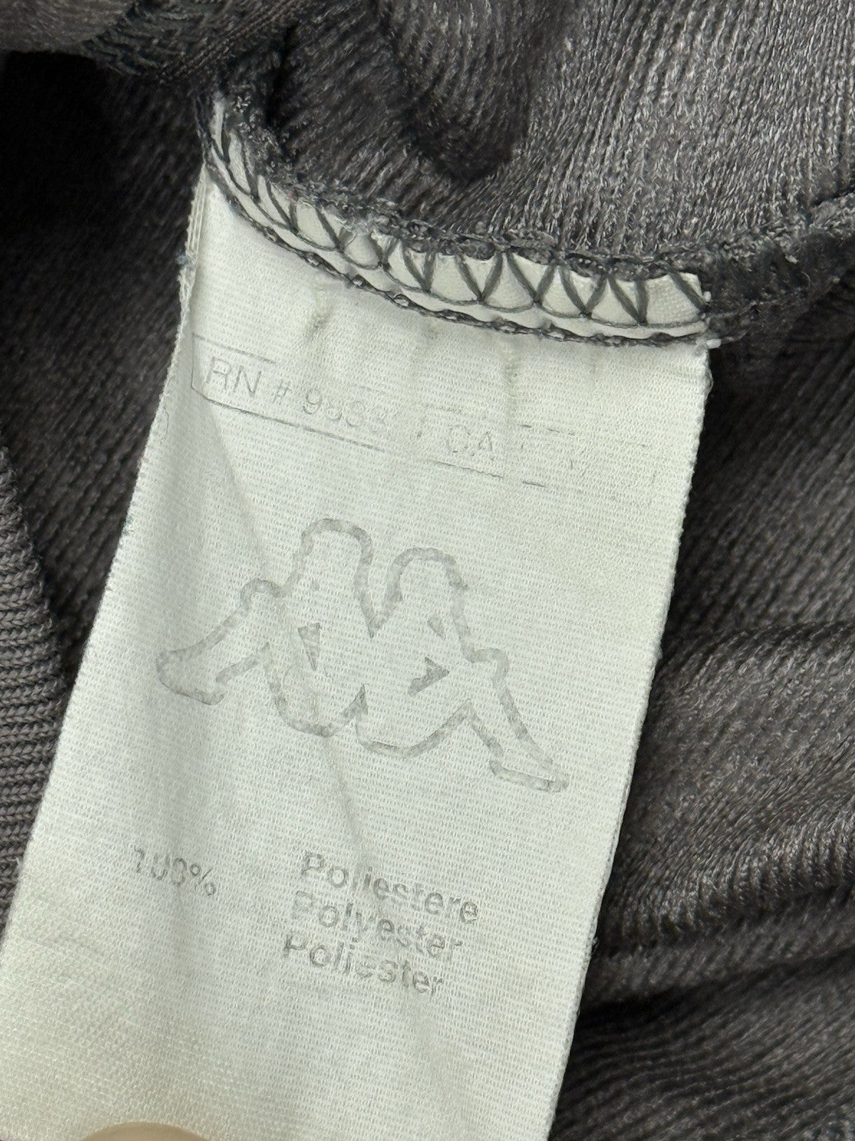 Kappa Retro Grey Zip Track Jacket Medium
