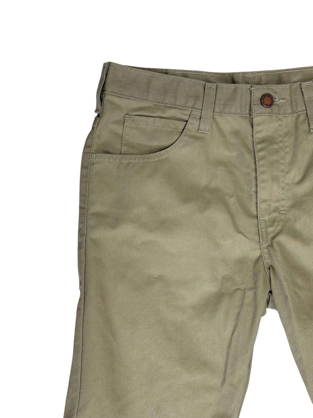 Dickies Beige Slim Fit Chino Trousers 30W 34L
