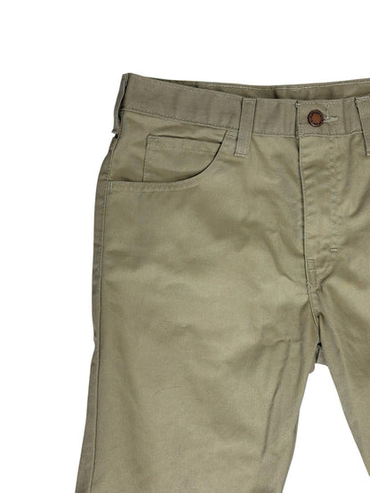Dickies Beige Slim Fit Chino Trousers 30W 34L