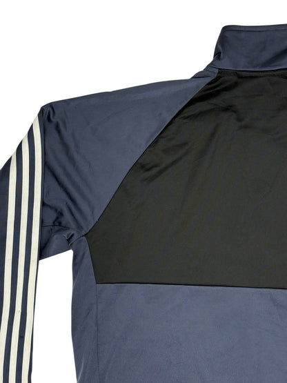 Adidas Blue Polyester Zip Track Jacket Large