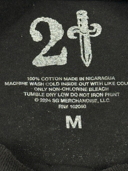 21 Savage Slaughter Gang American Dream Tour Black Rap Top Medium
