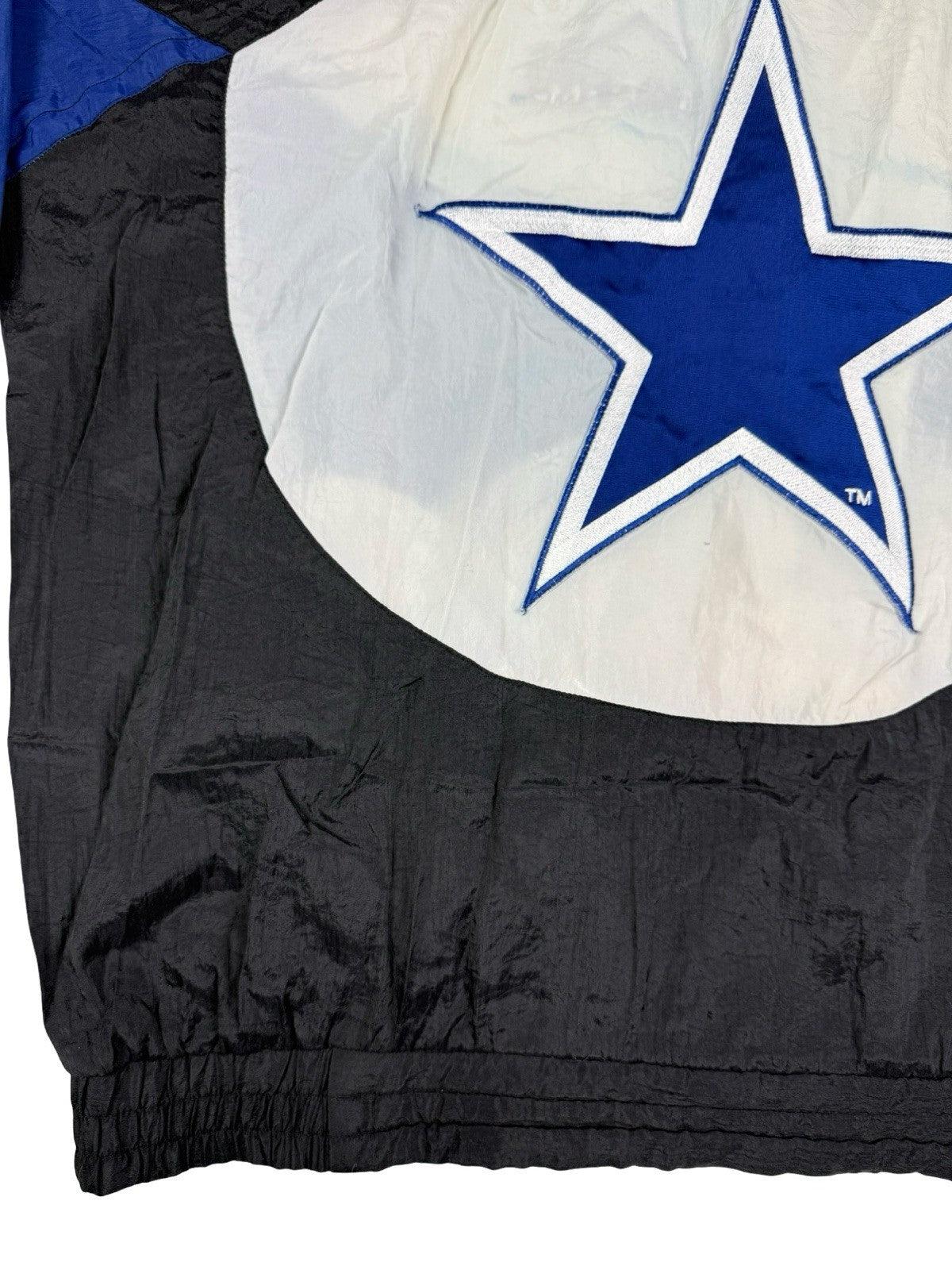 NFL Apex One Vintage Pro Line Dallas Cowboys Windbreaker Jacket Large