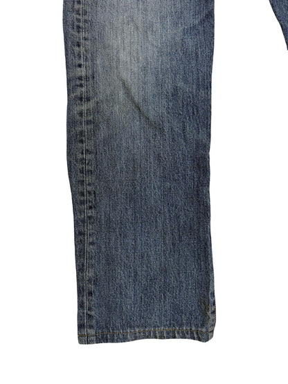 Levi's 501 Straight Leg Blue Denim Jeans 33W 30L
