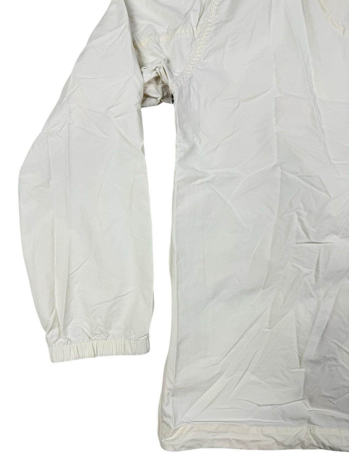 Napapijri Geographic White Retro 1/4 Zip Hooded Anorak Jacket Small