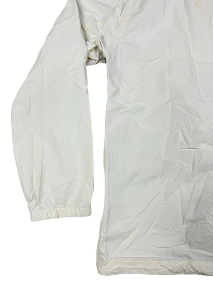 Napapijri Geographic White Retro 1/4 Zip Hooded Anorak Jacket Small