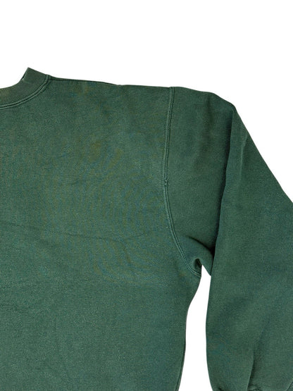 IZOD Green Retro Embroidered Cotton Blend Jumper Medium