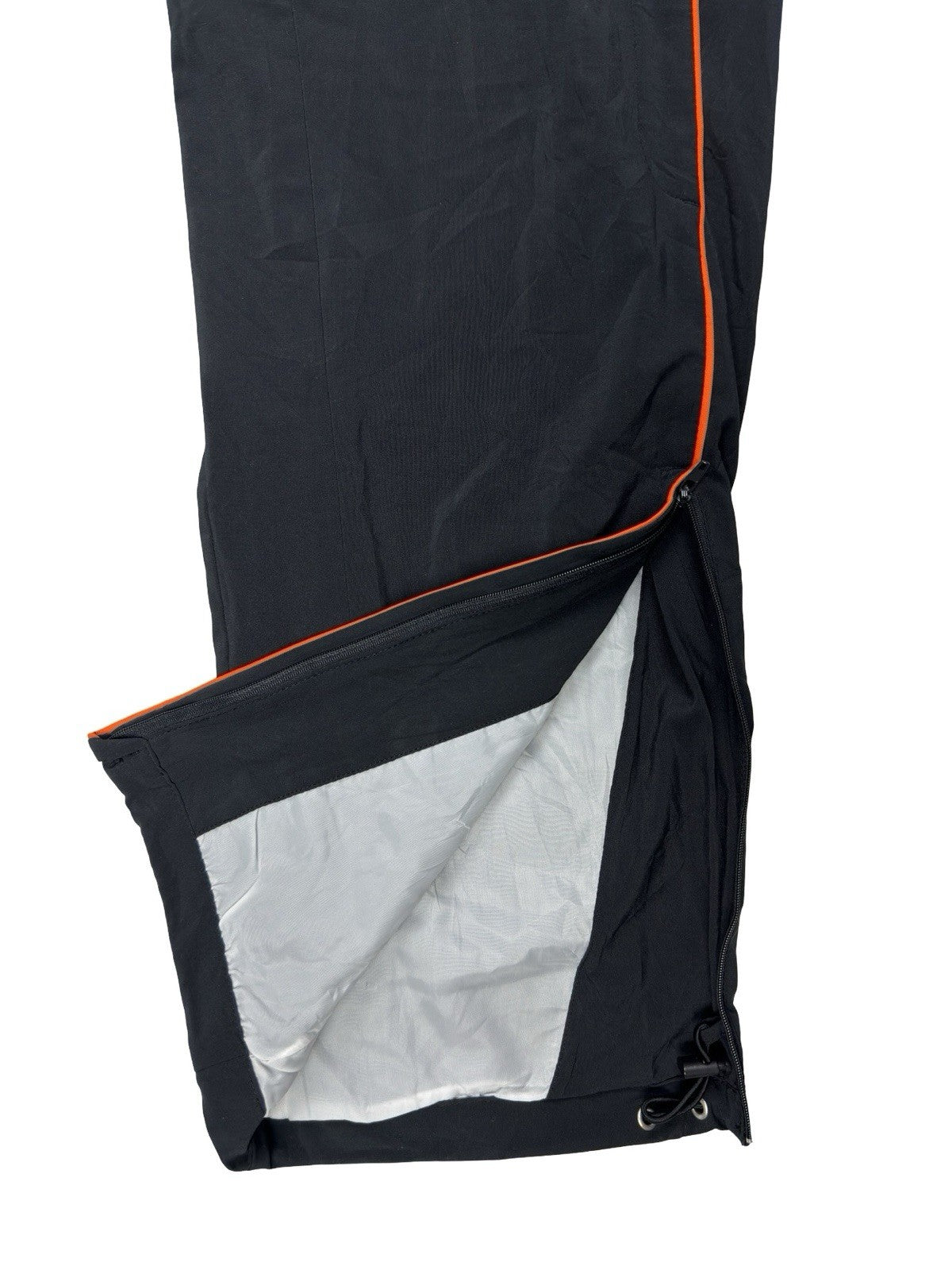 Lotto Black White Mesh Lined Adjustable Tracksuit Bottoms Medium
