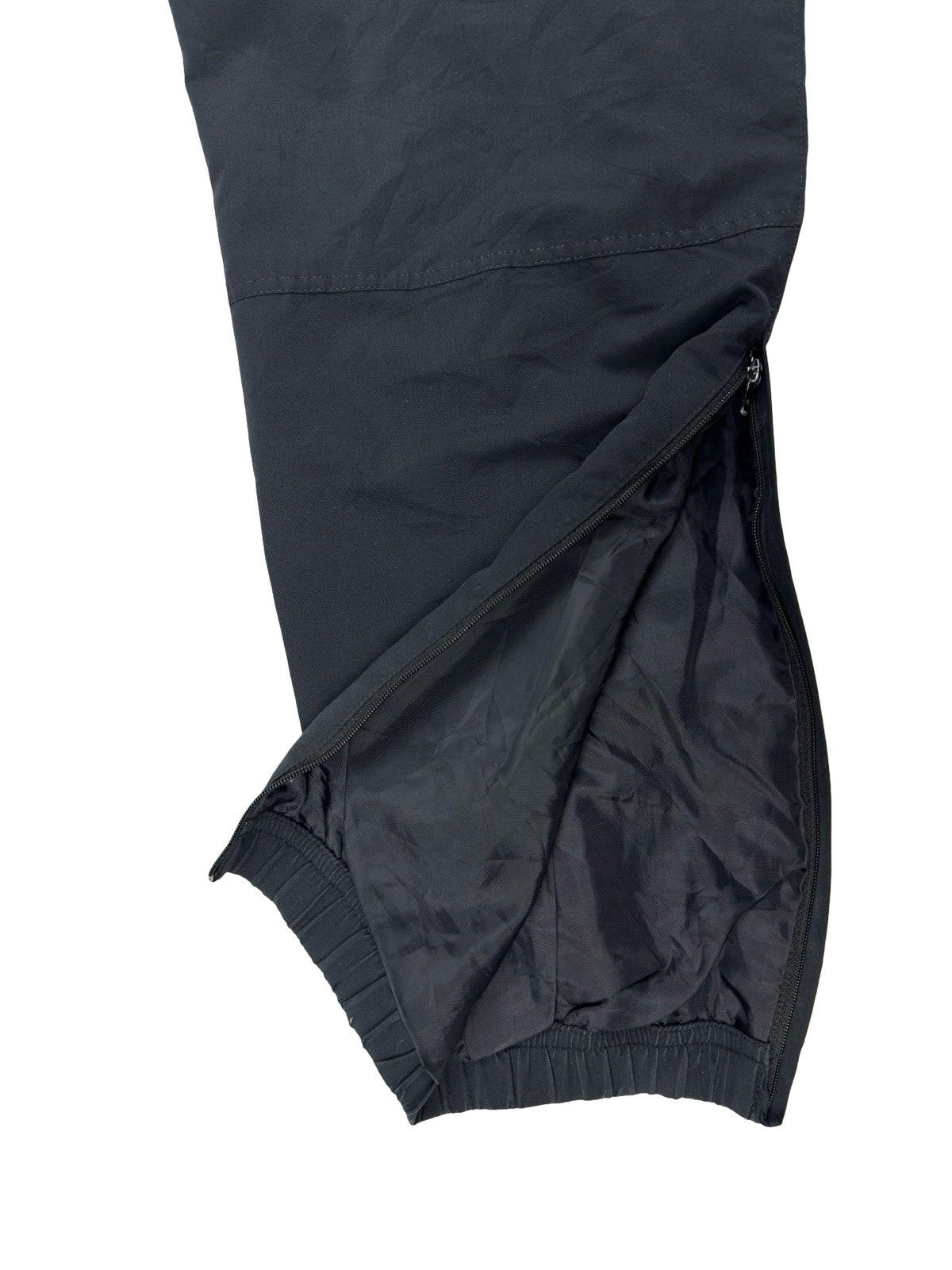 Adidas Vintage Black Mesh Lined Tracksuit Bottom Trousers Small