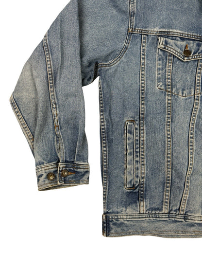 Denim Gear Retro Trucker Cowboy Blue Denim Jacket Y2K Large