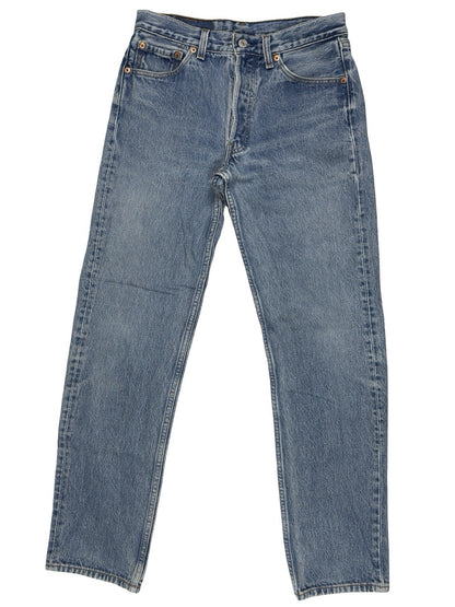 Levi's 501 Vintage 90s Blue Straight Leg Denim Jeans 30W 32L Made in USA