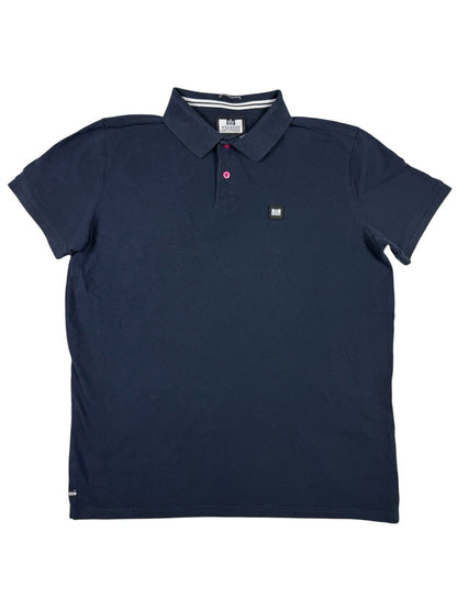 Weekend Offender Blue Polo Top Large