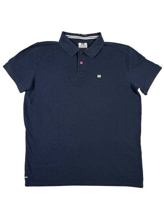 Weekend Offender Blue Polo Top Large