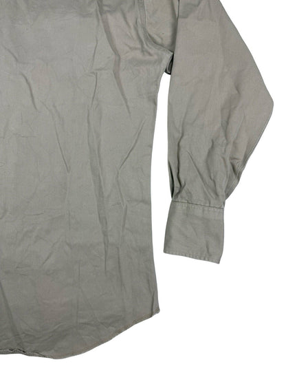 Wrangler Vintage 90's Pearl Snap Beige Western Shirt Small