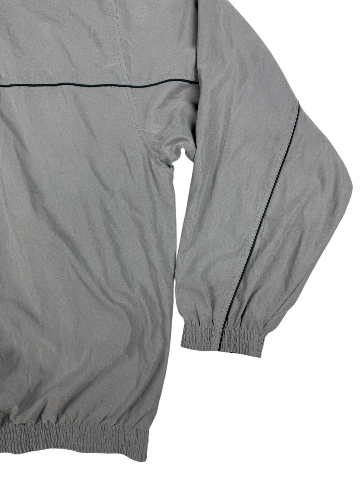 Champion Retro Grey Lined Zip Track  Jacket 2XL