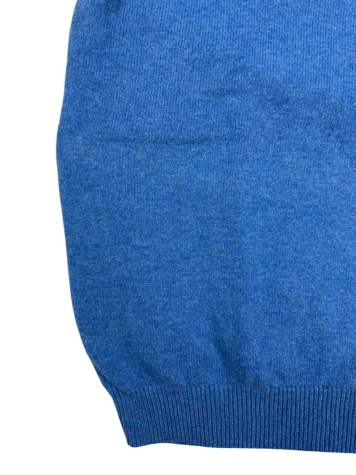 Gleneagles of Scotland Blue Wool Knit Golf Vest Medium