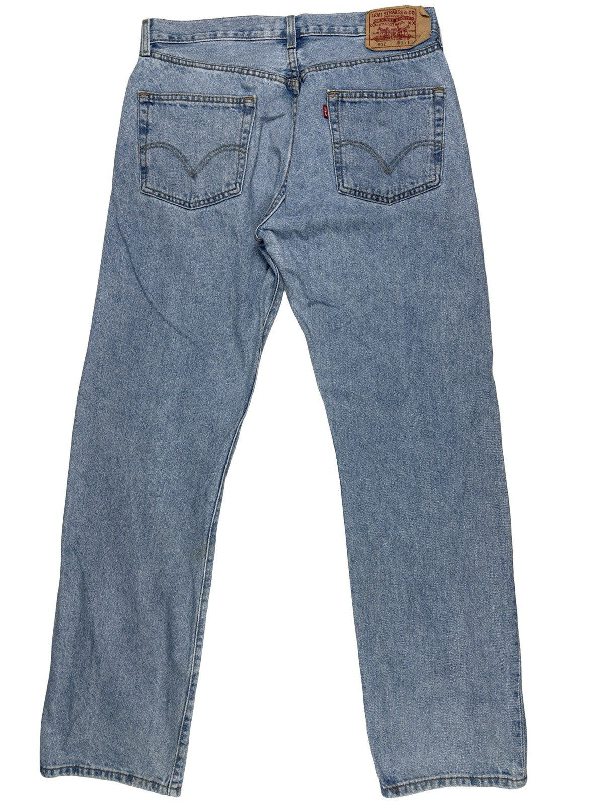 Levi's 501 Blue Retro Straight Leg Denim Jeans 36W 34L