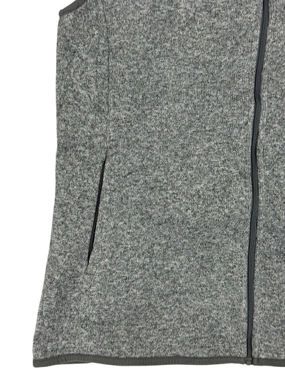 LL Bean Grey Zip Gillet Bodywarmer Medium