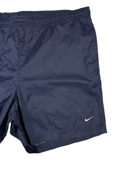 Nike Vintage 90's Y2K Blue Lined Swim Trunk Shorts XL