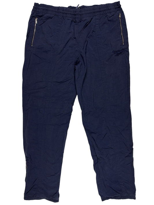 Reebok Vintage Lined Blue Tracksuit Bottoms Trousers XL