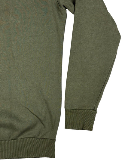 Puma Green Printed Crewneck Jumper Small
