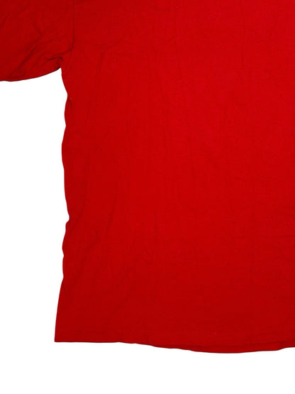 Vintage Red Cotton Embroidered San Francisco Top XL