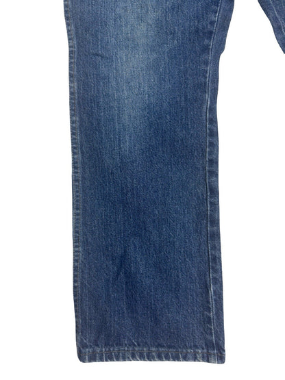 Rustler Wrangler Blue Denim Straight Leg Jeans 32W 30L
