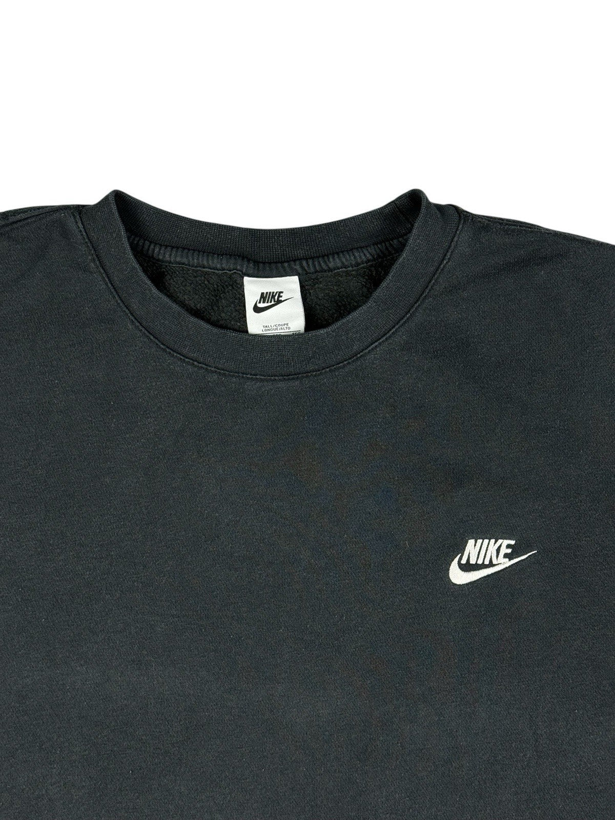 Nike Black Club Crew Embroidered Jumper 2XL