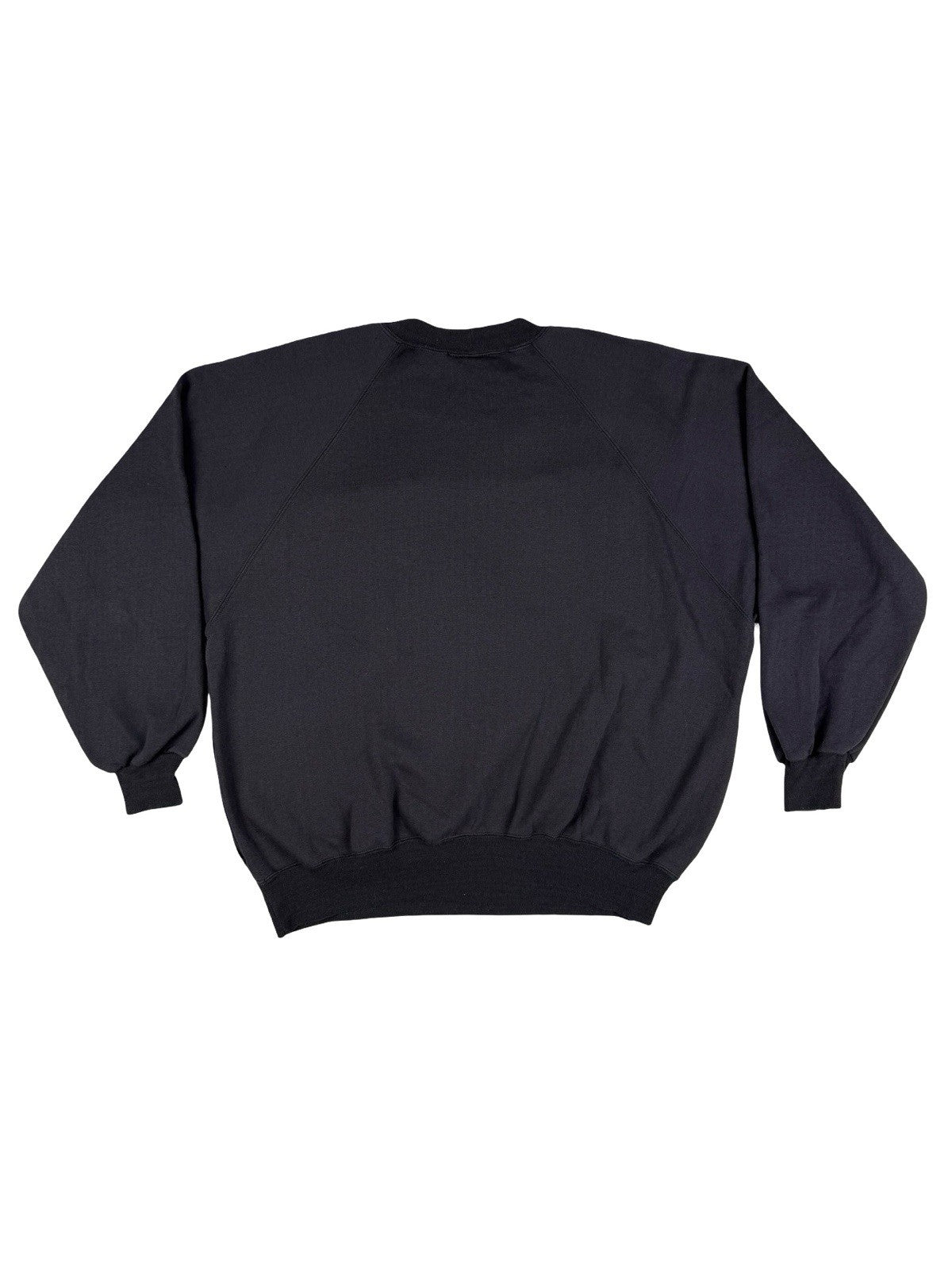 Vintage 80's GDR Man Size Black Abstract Splash Graphic Sweatshirt 2XL