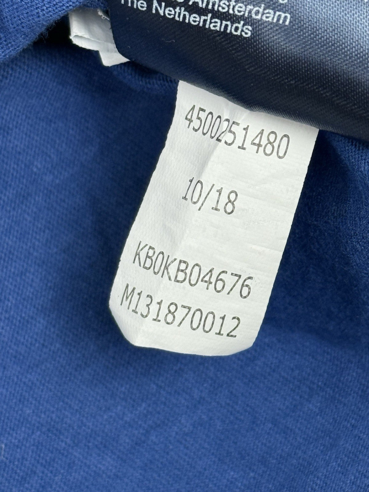 Tommy Hilfiger Blue Cotton Printed Top Youth Large (Age 14)