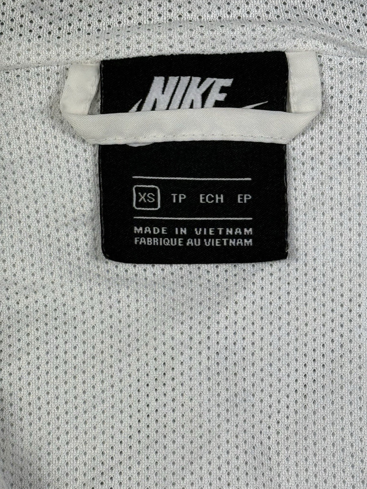 Nike Grey Nylon Windrunner Hooded Track Jacket XS