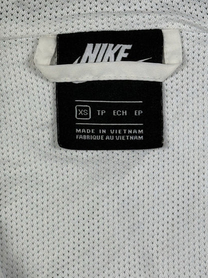 Nike Grey Nylon Windrunner Hooded Track Jacket XS