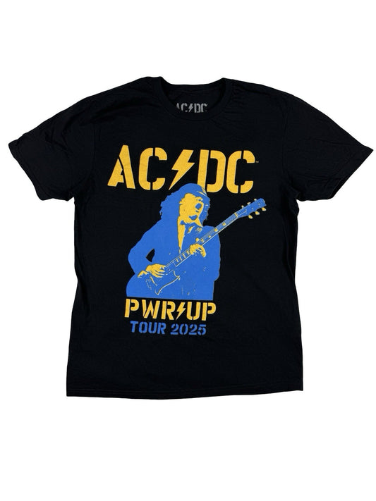 AC/DC Black PWR/UP 2025 Tour Top Edinburgh Medium